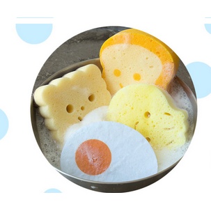 ฟองน้ำ ฟองน้ำล้างจาน ขนมปัง ซาลาเปา ไข่ สไตล์เกาหลี ทำความสะอาดจาน Dishwashing sponge พร้อมส่งจากไทย