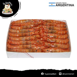 2KG/BOX(20-30PCS) กุ้งหวานอาร์เจนติน่า(ซาซิมิ) ARGENTINA RED SHRIMP (Size L2)