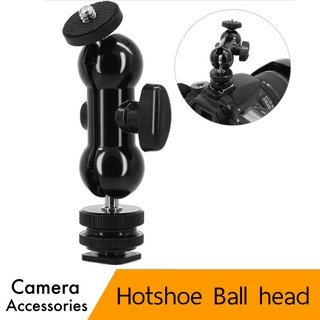 Aluminium Hot Shoe Connector ball head