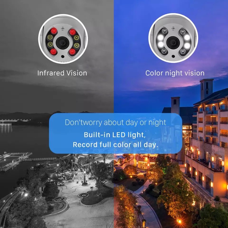 ICSEEรุ่นQ5-5MP -5ล้าน XM599-XMEYE icsee Pro H.265 FHD 5MP WiFi PTZกล้องIP Camera กลางแจ้ง PTZ Aiมนุษย์DETECTกล้องไร้สาย