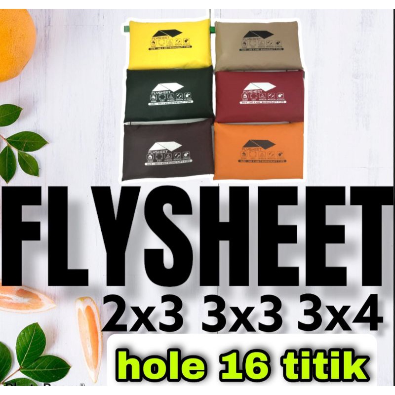 TENDA FLYSHEET กันน้ํา FLYSHEET ULTRALIGHT CAMPING TENT