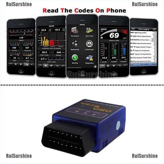 เครื่องสแกนเนอร์รถยนต์ ruisurshine ELM 327 OBD 2