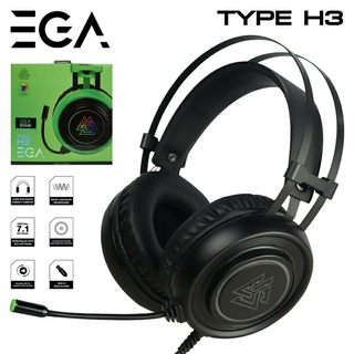 หูฟังเกมมิ่ง EGA TYPE H3 Gaming Headset 7.1 Virtual Surround หูฟังสำหรับนักเล่นเกมส์ ไฟ RGB