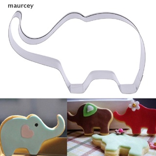 MA stainless steel elephant cute cookie cutter cake baking practical pastry mould EY