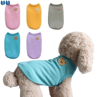 『Petsuperstar』เสื้อกั๊ก ลายสก๊อต หมี หมาป่า 5 สี สําหรับสัตว์เลี้ยง สุนัข แมว