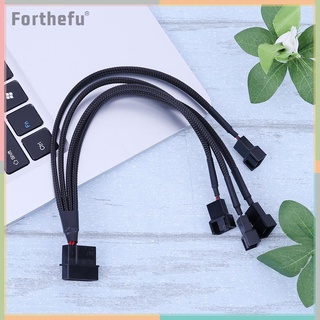 ❃❃HOT! สายเคเบิลต่อพัดลมระบายความร้อน แบบ 4pin IDE Molex to 4-Port 3Pin/4Pin