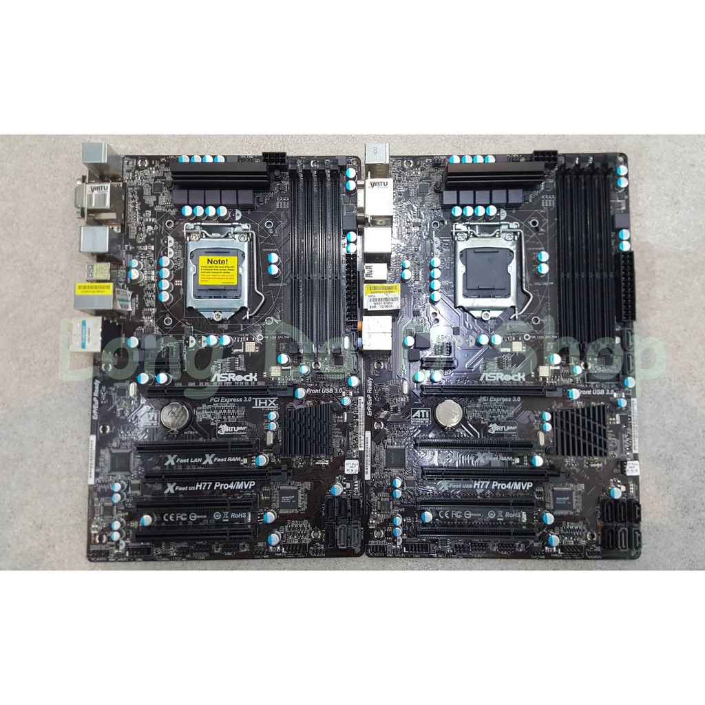 เมนบอร์ด 1155 Asrock H77 Pro4/MVP (สำหรับช่าง,ของเสีย,สภาพสวยๆ,ใช้งานไม่ได้)