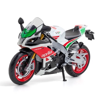 โมเดลรถจักรยานยนต์ 1:12 Aprilia RSV4 Diecast Vehicles ของเล่นสําหรับเด็ก