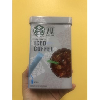 Starbucks กาแฟเย็น VIA 15 ซองใน 1 กระป๋อง exp 19/1/24