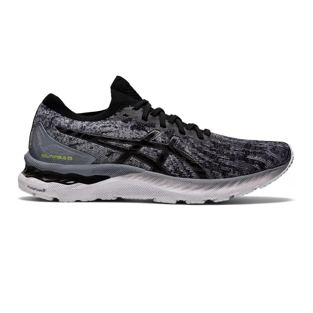 Asics รองเท้าวิ่งผู้ชาย Gel-Nimbus 23 Knit | Sheet Rock/Black ( 1011B008-020 )