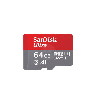 Sandisk Ultra Micro SD Card 64GB SDXC อ่าน 120MB/s Class10 A1 (SDSQUA4-064G-GN6MN) เมมโมรี่ แท็บเลต โทรศัพท์ มือถือ