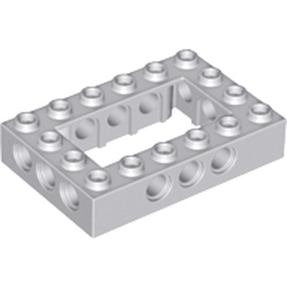 [1056] ชิ้นส่วนเลโก้ Lego Part Technic, Brick 4 x 6 Open Center (32531, 40344) ราคา/ชิ้น