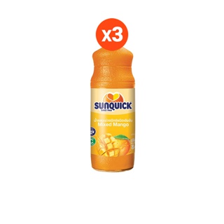 Sunquick Mixed Mango ซันควิกมิกซ์แมงโก้ 840 มล. (แพ็ค 3 ขวด) By KCG Online