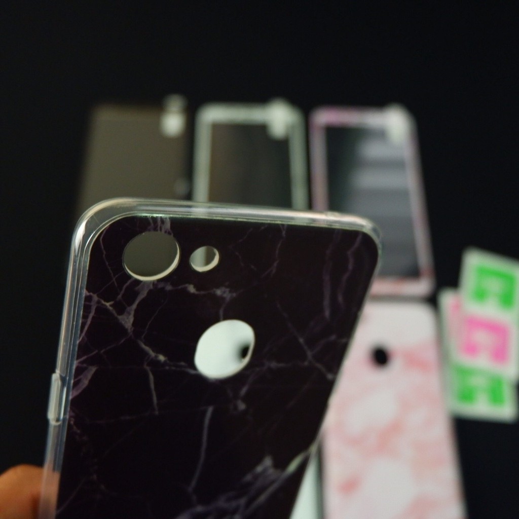 #F5 #F5youth #F5(6GB) เคสหินอ่อนขอบใสนิ่ม+ฟิล์มกระจก+รูปวอลเปเปอร์ F5 / F5 Youth / F5 6GB