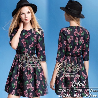 Beautyness of the aromas vintage dress