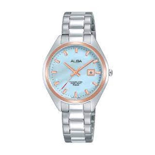 ALBA นาฬิกาข้อมือผู้หญิง สายสแตนเลส รุ่น AH7Q10X,AH7Q10X1