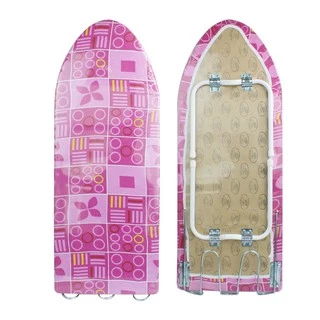 โต๊ะรีดผ้า โต๊ะรีดผ้านั่ง หน้าใหญ่ ขาเหล็ก แข็งแรง ขนาด 77x29CM. รุ่น Portable-iron-seat-00h-Psk2-p