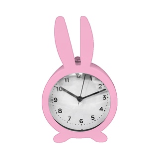 Chaixing Home นาฬิกาปลุกตั้งโต๊ะพลาสติก Rabbit KASSA HOME รุ่น EG7104-B-PK