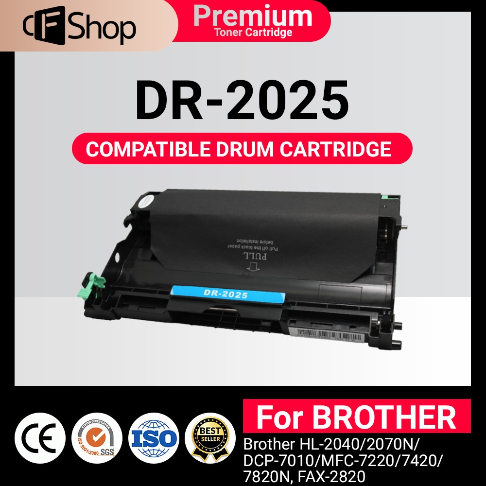 CFSUPPLY DR2025/DR-2025/DR 2025 ใช้กับตลับหมึกTN2025 ใช้สำหรับเครื่องปริ้น Brother HL2040/2070