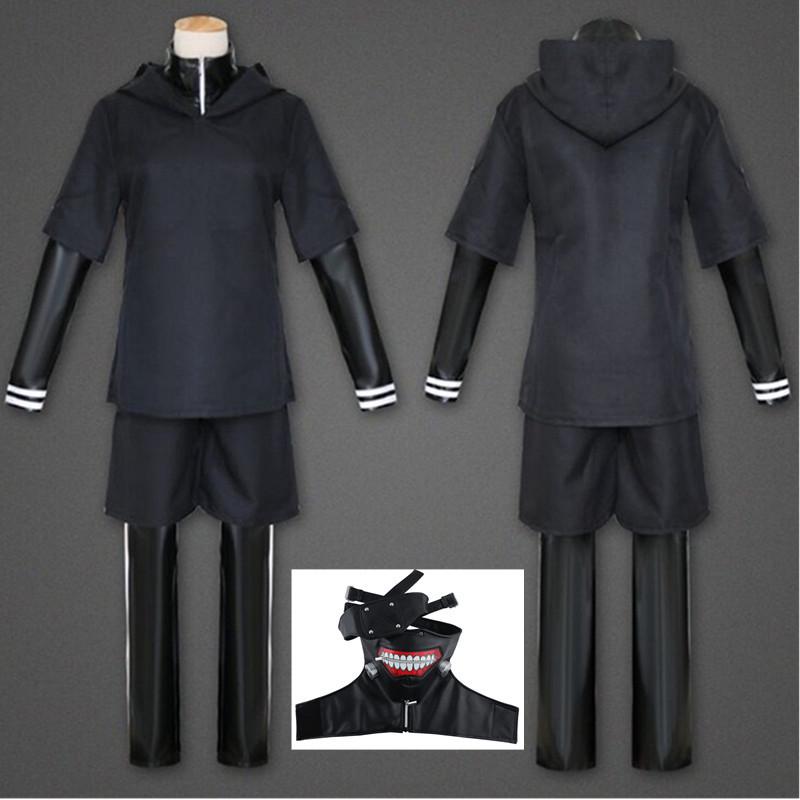 Tokyo Ghoul Jin Muyan Food Seed Battle Suit 4-piece Cosplay Anime Costume