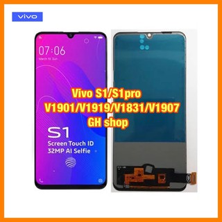 Vivo S1/S1pro Y7s V1901/V1919/V1831/V1907 จอชุด ฟรีฟิล์มกระจกใส่