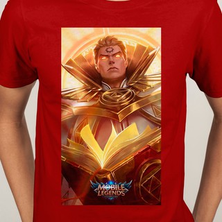 เกม Mobile Legends เสื้อยืดคอกลมแขนสั้นผู้ชาย | เสื้อยืด ชุดลำลอง | เสื้อยืดเกมมิ่ง