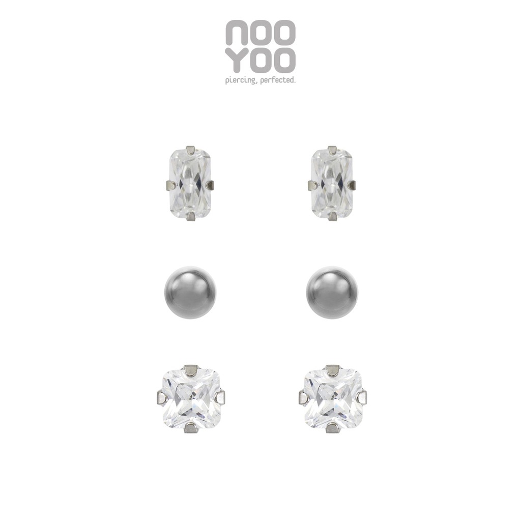 NooYoo ต่างหูสำหรับผิวแพ้ง่าย SET It's Oh! So Classy!