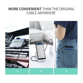 UGREEN รุ่น US284 สายชาร์จ USB C Fast Charge 90 Degree Cable Quick Charge 3.0 สำหรับ Galaxy Note 10