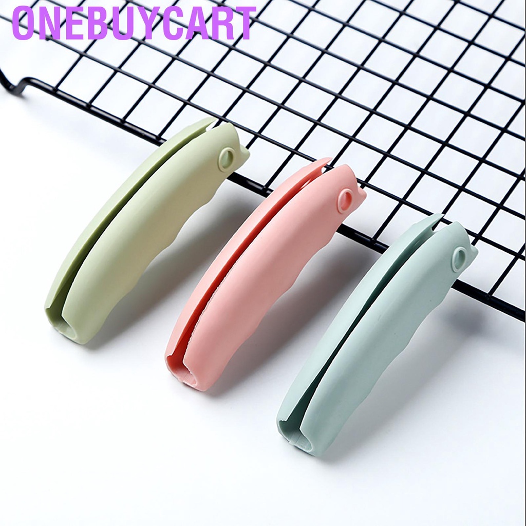 Onebuycart Silicone Grocery Bag Carrier Shopping Holder Handle Multi Purpose Plastic Carrying