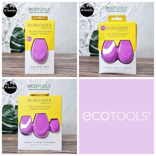 [EcoTools] BioBlender Makeup Sponge ฟองน้ำแต่งหน้า Best With Liquid + Cream Makeup ฟองน้ำไข่ Beauty Blender