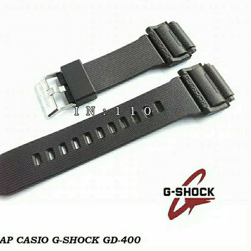 Casio G-SHOCK GD-400 GD400 WATCH STRAP GSHOCK GD 400 GSHOCK 3434 สายรัดยาง