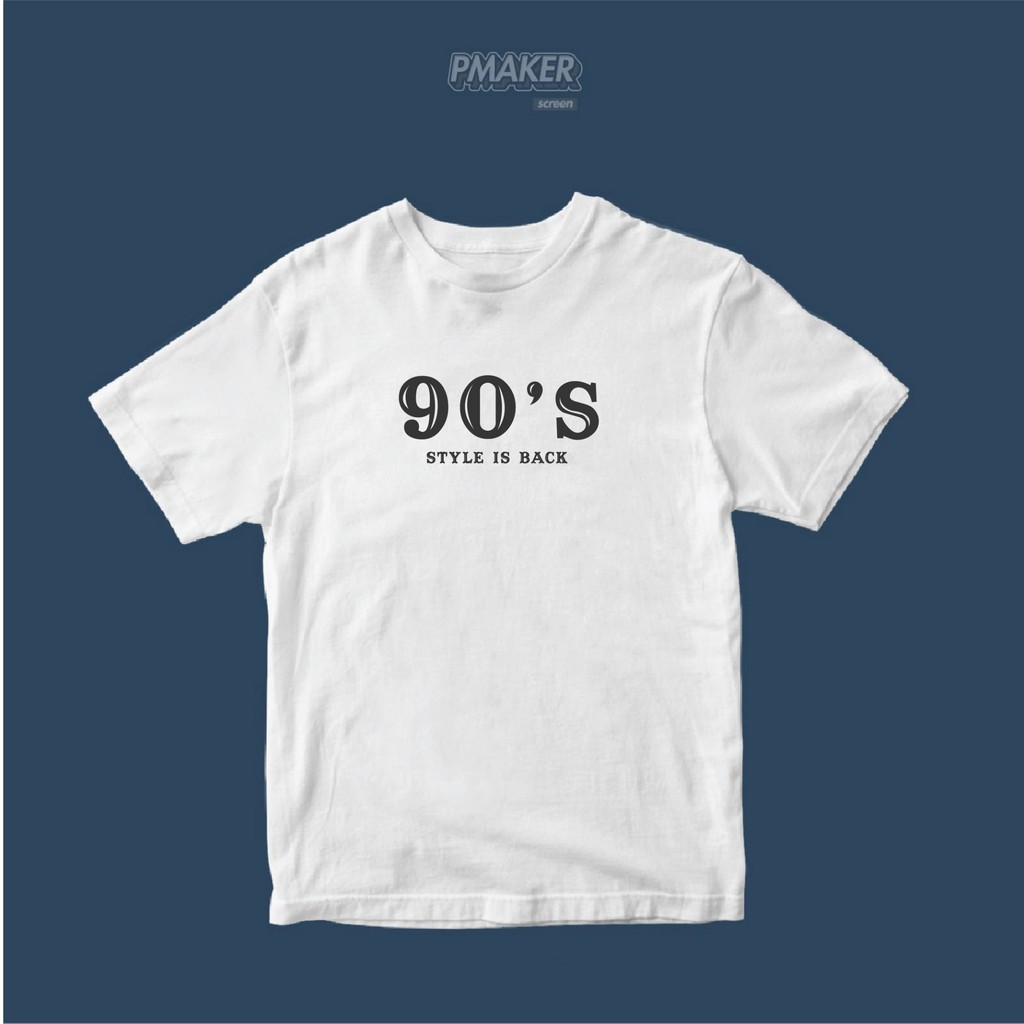 🔥 ยุค 90's 🔥 เสื้อยืดผ้าคอตตอน 💯 นุ่ม ใส่สบาย