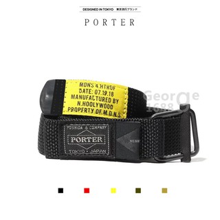 PORTER Fabric Belts เข็มขัดผ้าใบ, เข็มขัดแฟชั่นอุปกรณ์จับคู่สำหรับผู้ชายและผู้หญิง ตกแต่งกางเกงยีนส์