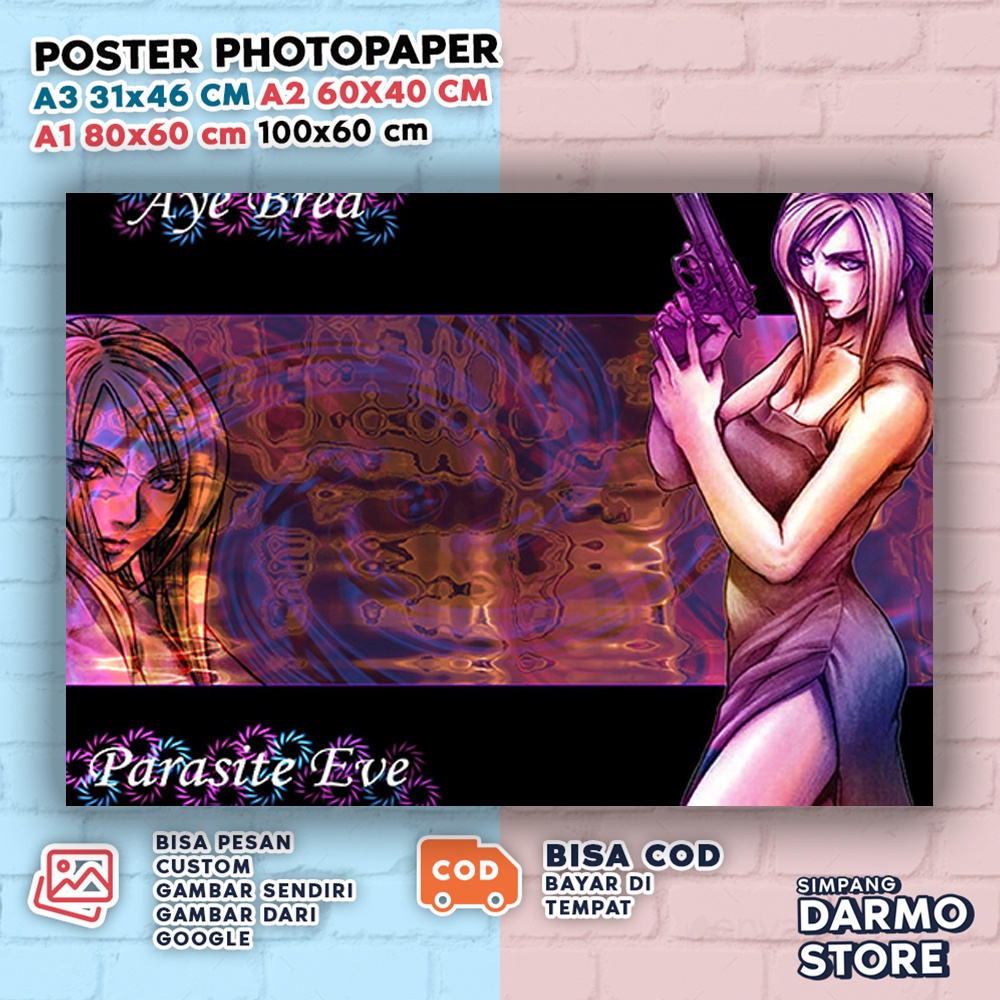 โปสเตอร์ Parasite Eve PE PEE-21 สําหรับแขวนตกแต่งผนัง