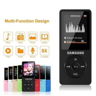 Samsung Walkman เครื่องเล่น MP3 MP4 วิทยุ FM หน้าจอ LCD รองรับการ์ดหน่วยความจํา แบบพกพา