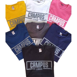 เสื้อยืด สกินลายอักษร Campus เรียบแต่หรู(ถ่ายจากสินค้าจริงไม่มีการแต่งสี)