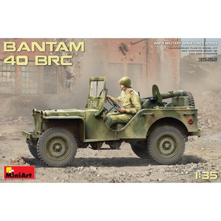 โมเดลรถจี๊บและฟิกเกอร์ทหาร MiniArt 1/35 MI35212 Bantam 40 BRC