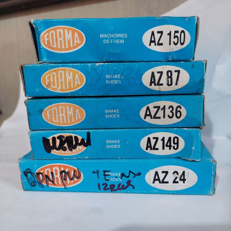 ผ้าเบรคสําหรับ VESPA BAJAJ SPRINT SUPER STRADA AZ24 AZ87 AZ136 AZ149 AZ150