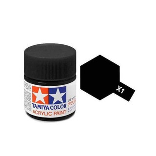 สีสูตรน้ำ TAMIYA X-1 Black (10 ml)