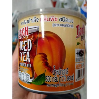 ชาปรุงสำเร็จ กลิ่นพีช ชนิดผง Peach 🍑 iced tea ขนาด 500g