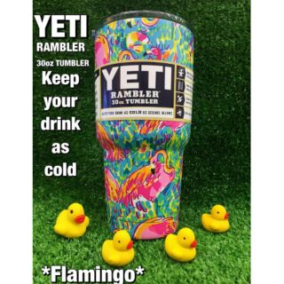 แก้ว YETI ลายนก Flamingo