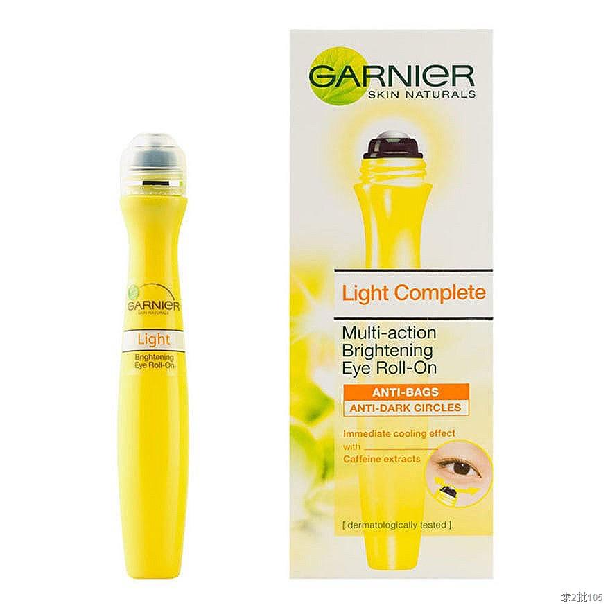 Garnier Light Complete Multi-action Brightening Eye Roll-On 15 ml.  การ์นิเย่ ไลท์ อายโรลออน 15 ml. | Shopee Thailand