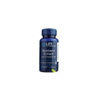 LE Blueberry Extract and Promegranate Extract ดูแลผิว ต้านริ้วรอย บำรุงสมอง หัวใจ Life Extension Thailand