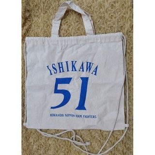 กระเป๋าเป้ กระเป๋าถือ หูรูด EINIGO สกรีน ISHIKAWA 51 ขนาด14*14 งานสวย ใหม่ๆ แถมจัดส่งฟรีค่ะ