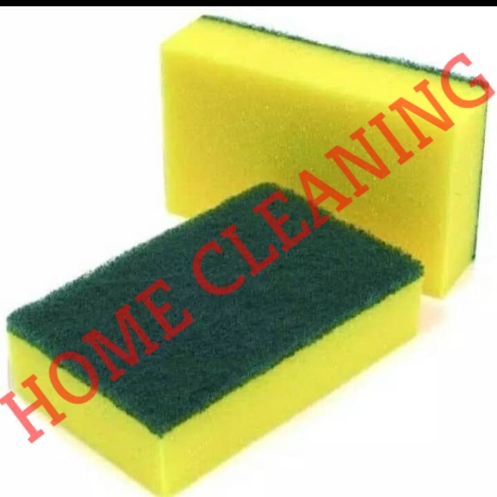 Tapas ฟองน้ําล้างจาน สีเหลือง สีเขียว