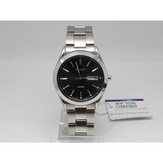 นาฬิกา SEIKO MENS SNE039 SOLAR BLACK DIAL (สภาพดี) NO.02