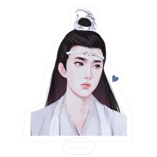 หวังอี้ป๋อ Wang Yibo Cute Boji Lan Wangji ขาตั้งอะคริลิค แบบสองด้าน 8 ซม.