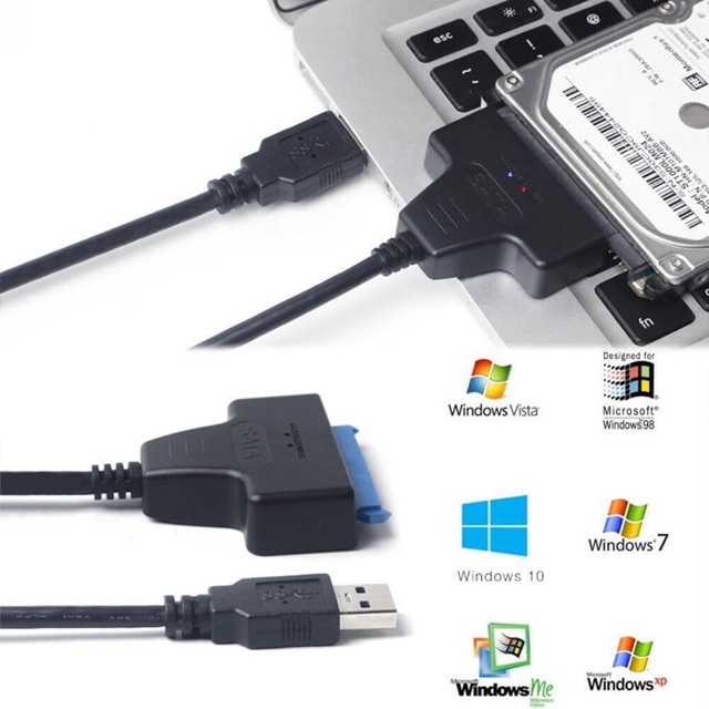 อะแดปเตอร์แปลงสายเคเบิ้ล USB 3.0 To SATA Hard Disk Driver - rena78956 ...