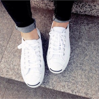 รองเท้าผ้าใบ รองเท้า jack converse เเท้ รองเท้าผ้าใบนักศีกษา .