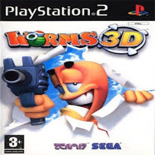 แผ่นเกมส์[PlayStation2] Worms 3D (USA)